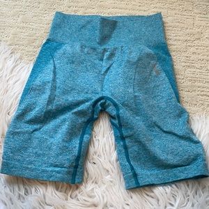 COPY - Gymshark blue mark cycling shorts